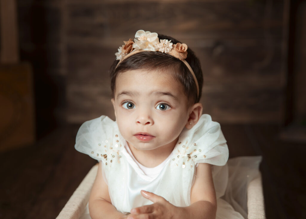 Older baby girl photoshoot