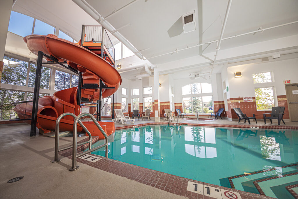 Interior architecture photograph of hotel in calgary Service plus inn