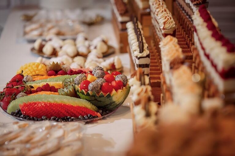 Custom fruit and dessert platter