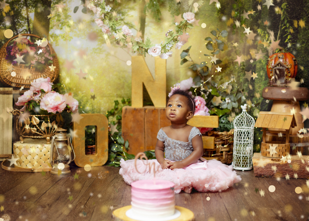 Fairytale birthday cake smash